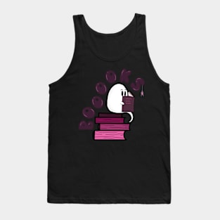 Book lovers design, boooooks, nerdy ghost Tank Top